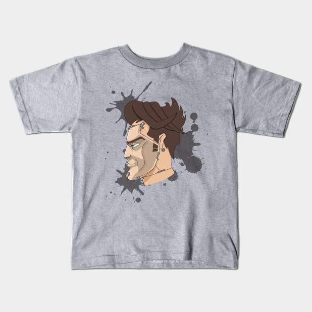 Handsome Jack Kids T-Shirt by ErinIsBatgirl